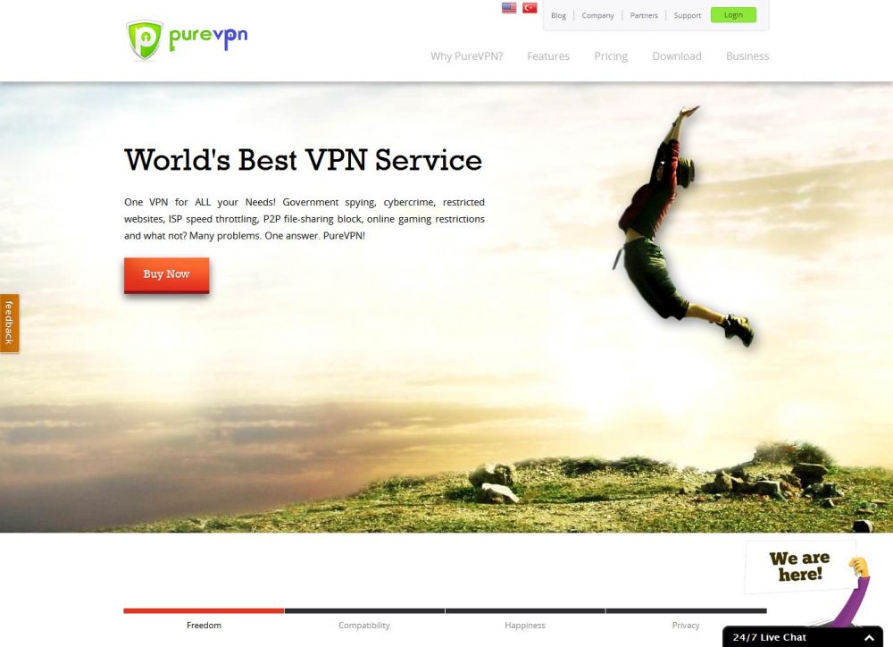 purevpn.com Screenshot