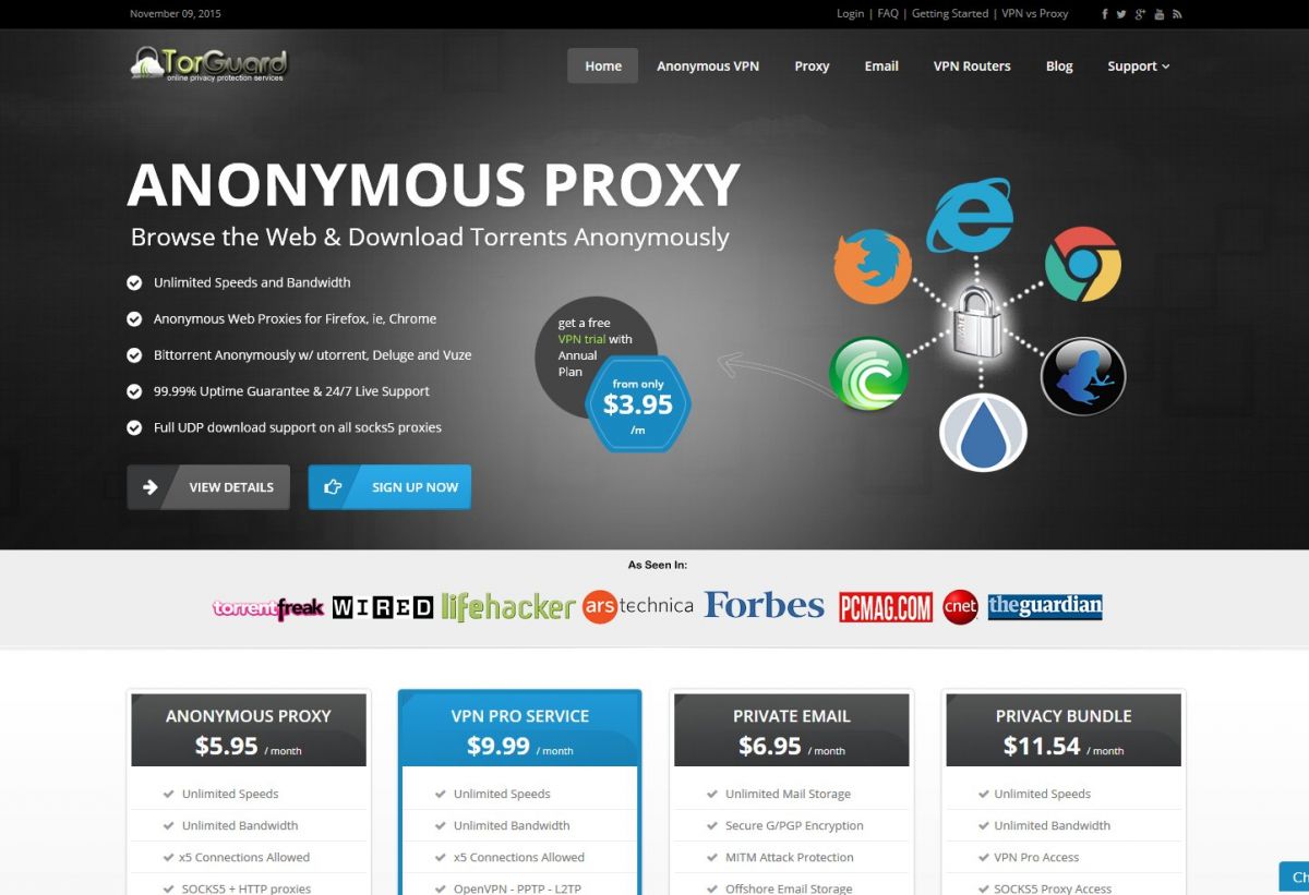 torguard.net Screenshot